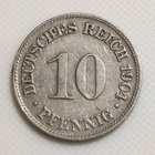 Saksa 10 Pfennig 1904D - pikkukuva 1