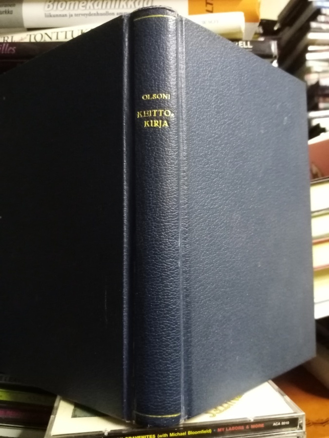 Anna Olsoni : Keittokirja ( 1920) SIS POSTIKULU