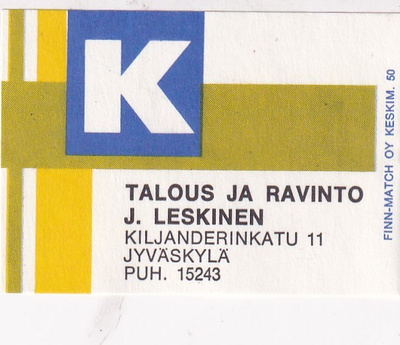 Jyväskylä, J. Leskinen , Kesko    4/16