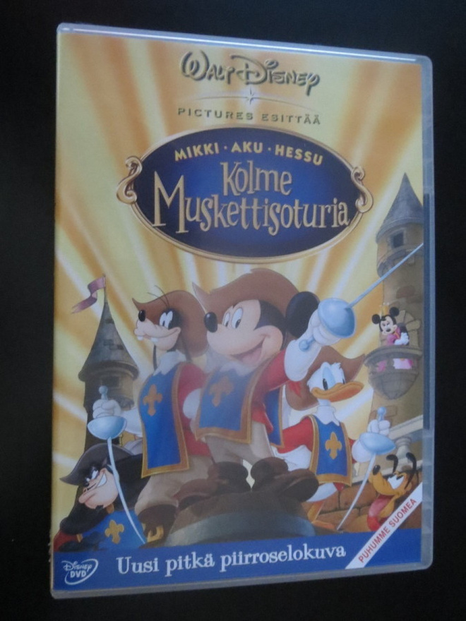 Walt Disney: Kolme Muskettisoturia DVD