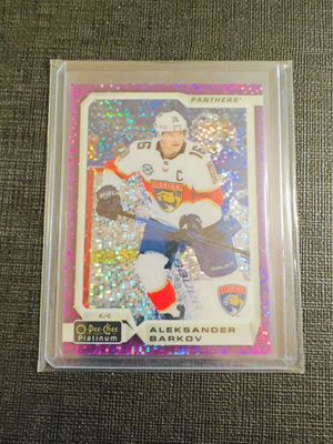 Aleksander Barkov - 18-19 Opc Platinum Violet Pixels