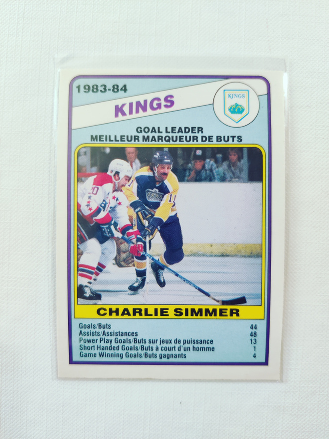 84-85 Opc - Charlie Simmer
