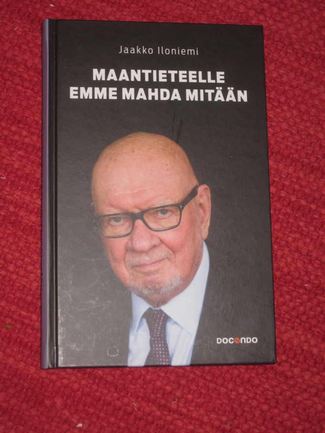 Maantieteelle emme mahda mitään  Iloniemi, Jaakko 