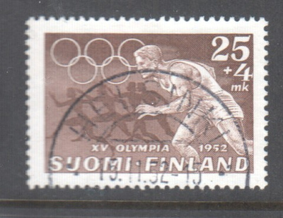 1952 25 mk Olympia loistoleimalla.
