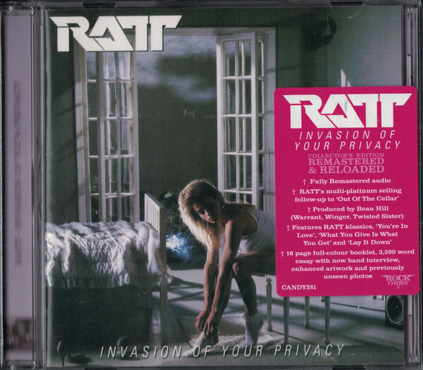 Ratt - Invasion Of Your Privacy (CD) MINT!! Remastered
