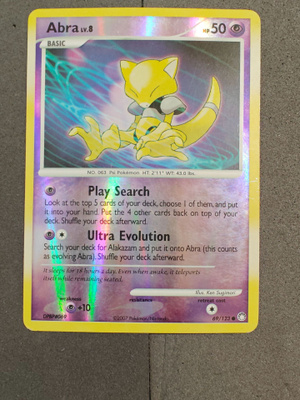 Abra Mysterious Treasures 69/123 Reverse Holo