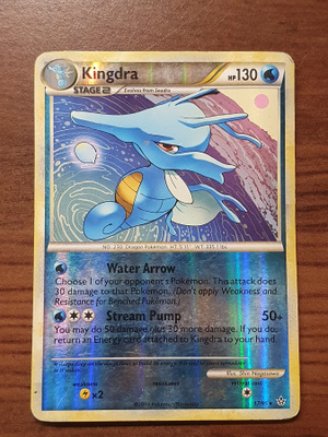 Pokemon Kingdra Reverse holo rare 17/95