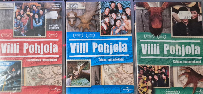 Villi Pohjola Kaudet 1-3 -DVD