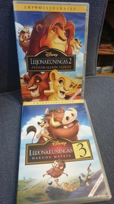 Leijonakuningas 2 & 3 ( 2 x DVD )