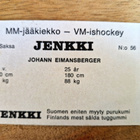 MM Jääkiekko 72 Hellas Jenkki Purkkakuva. no 56 - pikkukuva 2