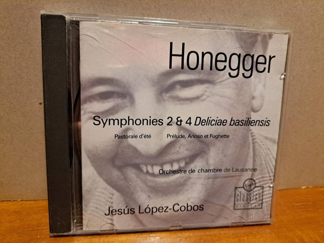 Honegger:Symphonies 2 & 4-Jesus Lopez-Cobos CD