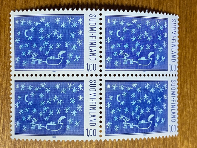 JOULU 1MK 1983 NELIÖ**