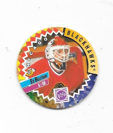 1994-95 NHL Pogs #276 Ed Belfour Chicago Blackhawks MV