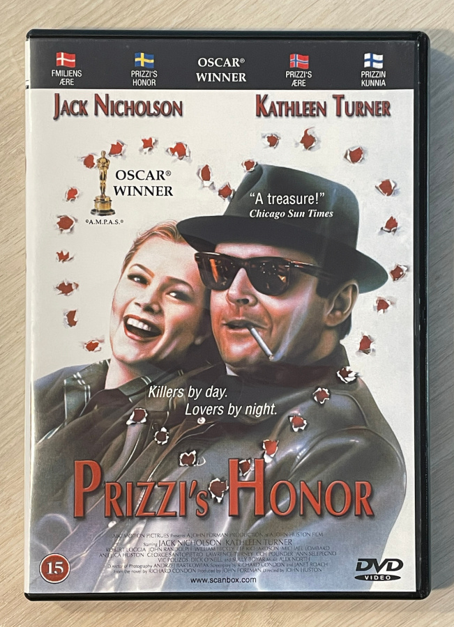 Prizzin kunnia (1985) Jack Nicholson & Kathleen Turner