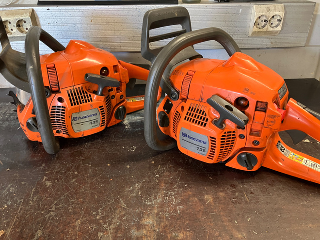 2kpl 135 Husgvarna moottorisahoja