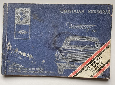 Wartburg 353 omistajan käsikirja