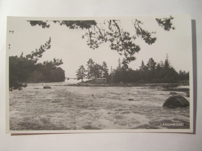 VANHA Postikortti Kotka 1950-l Alkup.Mallikappale