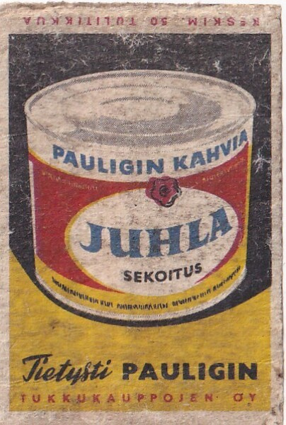 Pauligin  kahvia. Juhla sekoitus.       s88
