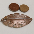 Antique vintage Victorian solki rintakoru Gold double - pikkukuva 3