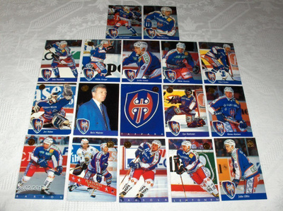 1994-1995 "Tappara" SM-liiga jääkiekkokortit 17 kpl