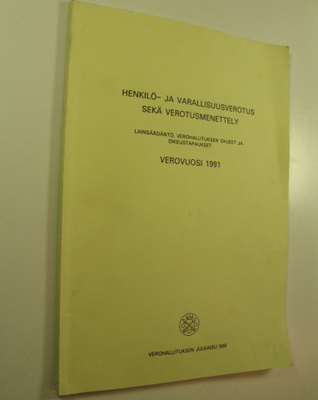 Henkilö- ja varallisuusverotus sekä verotusmenettely
