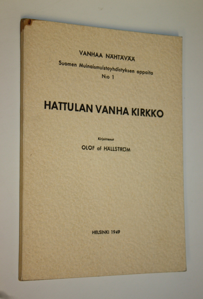 Olof af Hällström : Hattulan vanha kirkko