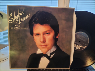 SHAKIN' STEVENS, Give me your heart tonight, LP -82 HIENO !!
