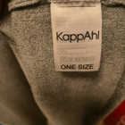 Kappahl harmaa kauluksellinen poncho one size - pikkukuva 4