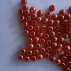 3mm pyöreä punainen helmi - pikkukuva 1