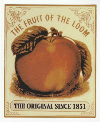 Fruit of the loom -mainospostikortteja