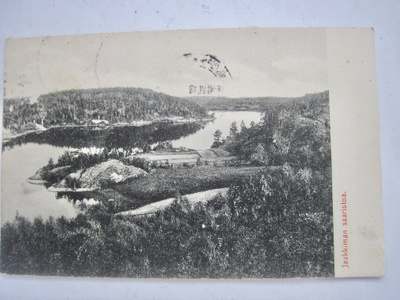 VANHA Postikortti Jaakkima Luov Karjala 1900-l