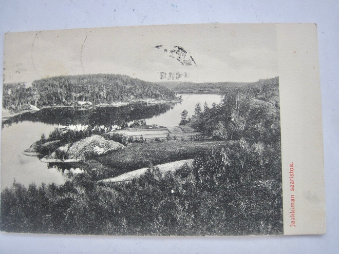 VANHA Postikortti Jaakkima Luov Karjala 1900-l