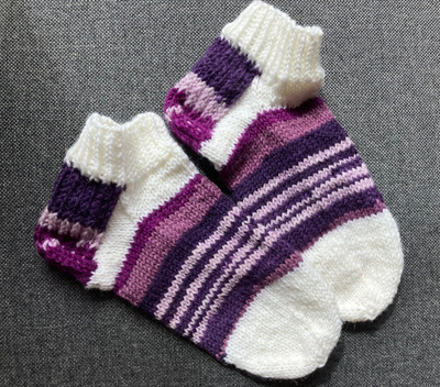 Keväiset krookukset, villasukat koko 38-40 (41)