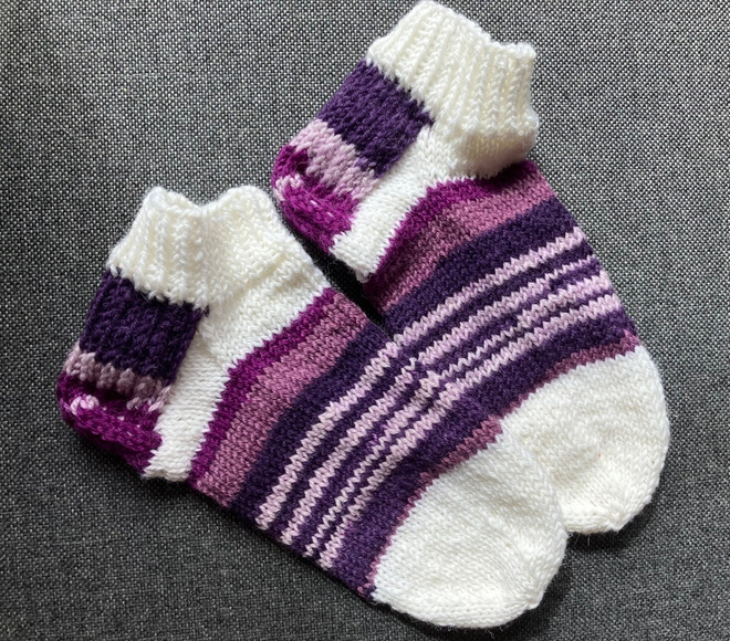Keväiset krookukset, villasukat koko 38-40 (41)
