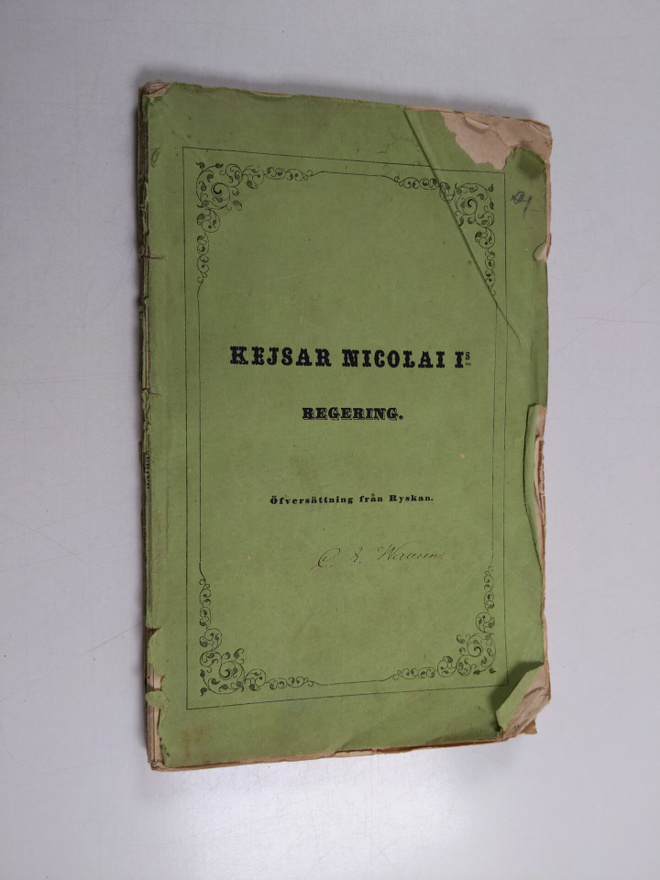 N. Ustrialoff : Historisk öfversigt af kejsar Nicolai I:s...