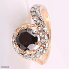 50 .. 14k Kulta Duble Austrian Crystal Kaunis .. Sormus - pikkukuva 1