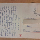 lapsi, tyttö ja koira, kortti kulkenut 1962 - pikkukuva 2