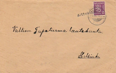 1936, Kirje Soinlahti, rivileima Aittokoski