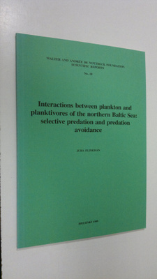 Juha Flinkman : Interactions between plankton and plankti...