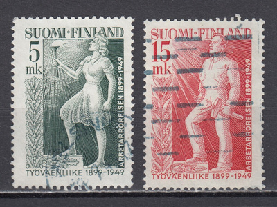 1949 Lape 370, 371 Työväenliike 50 vuotta