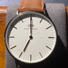 Daniel Wellington Classic rannekello ruskea nahkaranneke - pikkukuva 1