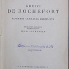 H. de Vere Stacpoole: Kreivi Rochefort, Gummerus 1929. 290 s - pikkukuva 1