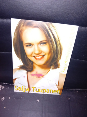 Fanikortti Saija Tuupanen ( SIGNED  / NIMIKIRJOITUS )