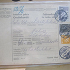 Paketin osoitekortti Käkisalmalta Saloon vuodelta 1931 - pikkukuva 1