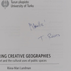 Riina-Mari Lundman : Exploring Creative Geographies : Urb... - pikkukuva 2