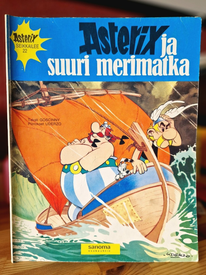 Asterix 22 ja suuri merimatka ensimmäinen painos