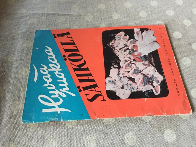 HYVÄÄ RUOKAA SÄHKÖLLÄ ESITE 1958 HYVÄ