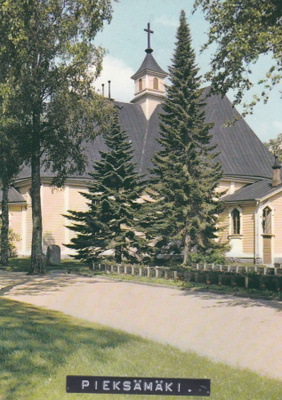 KIRKKOKORTTI - PIEKSÄMÄEN VANHA KIRKKO - 2