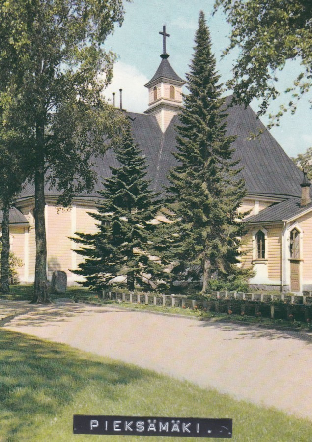 KIRKKOKORTTI - PIEKSÄMÄEN VANHA KIRKKO - 2