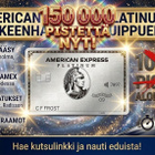 Amex Platinum + 150.000 pistettä - pikkukuva 1